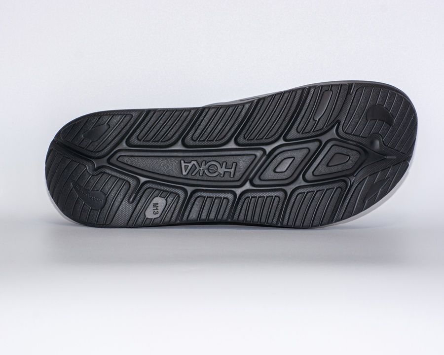 Slides HOKA Ora Athletic Slide Black / White / Multi, 1155154 BWMT, size: 48 (31 cm)