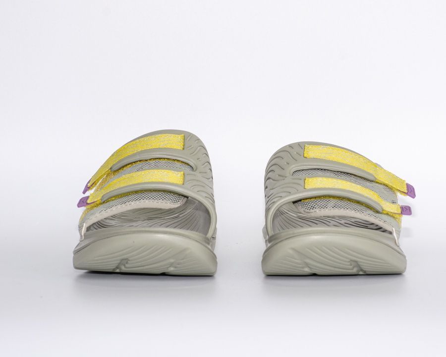 Шльопанці HOKA Ora Luxe Grey / Yellow, 1134150-GY-EU38-23, розмір: W7 / EU 38 2/3 (24 см) 1134150-GY-EU38-23 фото