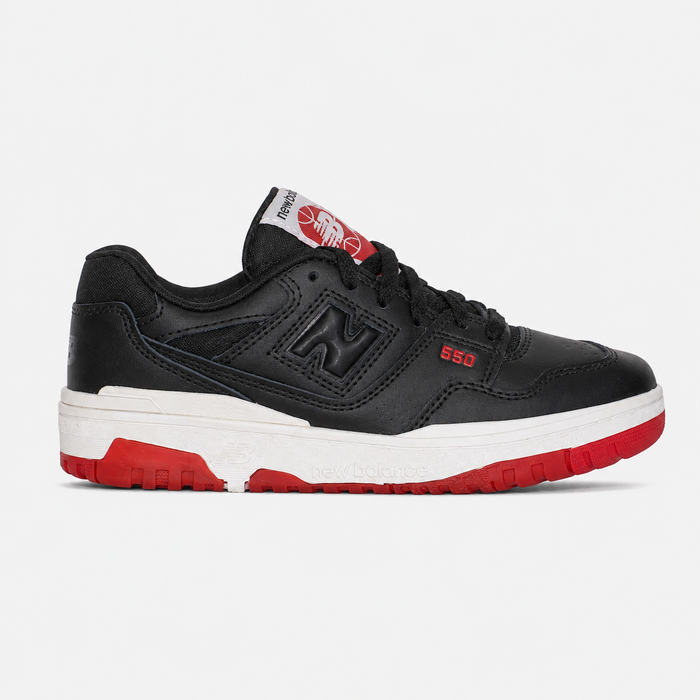 Original kids' New Balance 550 Lace Black / Team Red sneakers, PSB550KB, size EU 33.5 (20 cm)