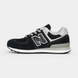 Оригінальні дитячі кросівки New Balance 574 Core Lace Black / White, PC574EVB, розмір: 32 (19 см) PC574EVB-EU32 фото 2