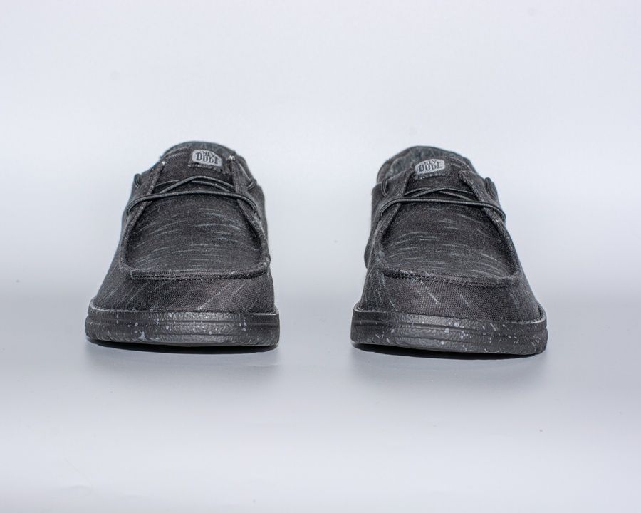 Мокасини HEY DUDE Wendy Heathered Stretch Black, 43226-003-EU39, розмір: 39 (24 см) 43226-003-EU39 фото