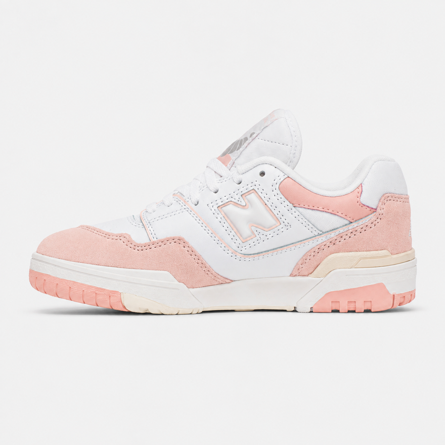 Оригінальні дитячі кросівки New Balance 550 Lace White / Pink Haze, PSB550CD, розмір: 34,5 (20,5 см) PSB550CD-EU34 фото