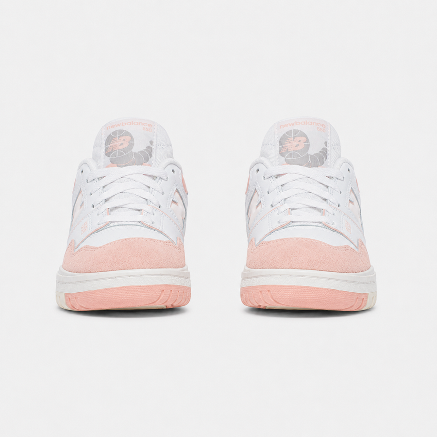 Оригінальні дитячі кросівки New Balance 550 Lace White / Pink Haze, PSB550CD, розмір: 34,5 (20,5 см) PSB550CD-EU34 фото