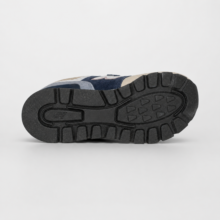 Оригінальні дитячі кросівки New Balance 574 Hook & Loop Navy / Beige / White, PV574DN2, розмір: 31 (18,5 см) PV574DN2-EU31 фото