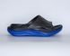Slides HOKA Ora Recovery Slide 3 Black / Blue, HOKA-ORA-RECOVERY-SLIDE-3-BLACK-BLUE-GEN044, size: M11 / EU 45 1/3 (29 cm)