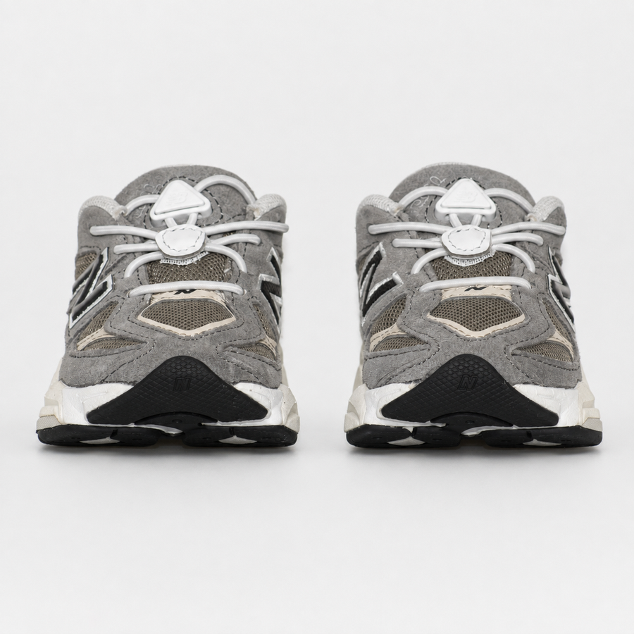 Оригінальні дитячі кросівки New Balance 9060 Bungee Lace Slate Gray / Arid Stone, IV9060BA, розмір: 22,5 (12,5 см) IV9060BA-EU22 фото