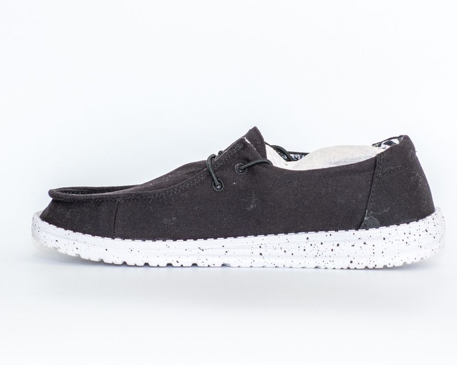 Мокасини HEY DUDE Wendy Basic Black Odyssey Black, 40053-0YF-EU41, розмір: 41 (26 см) 40053-0YF-EU41 фото
