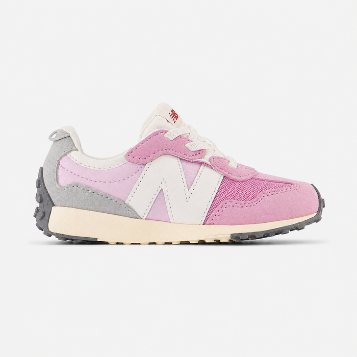 Оригінальні дитячі кросівки New Balance 327 NEW-B Hook & Loop Pink Sugar / Raincloud, NW327RK, розмір: 27,5 (16 см) NW327RK-EU27 фото